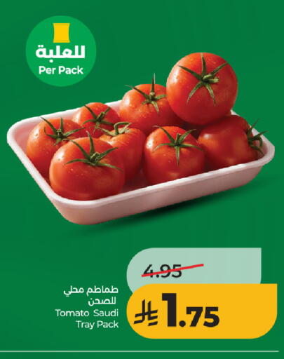 Tomato from Saudi Arabia available at لولو هايبرماركت in مملكة العربية السعودية, السعودية, سعودية - مكة المكرمة