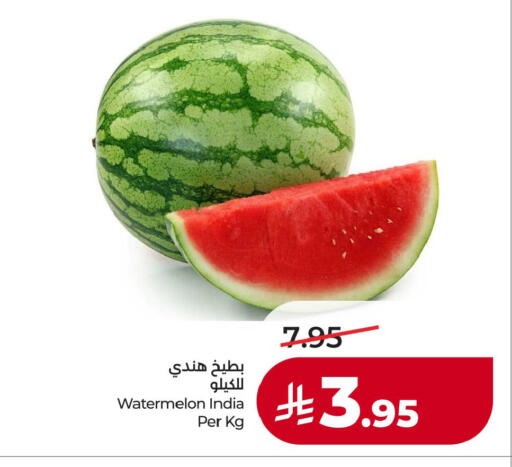 Watermelon from India available at لولو هايبرماركت in مملكة العربية السعودية, السعودية, سعودية - المنطقة الشرقية