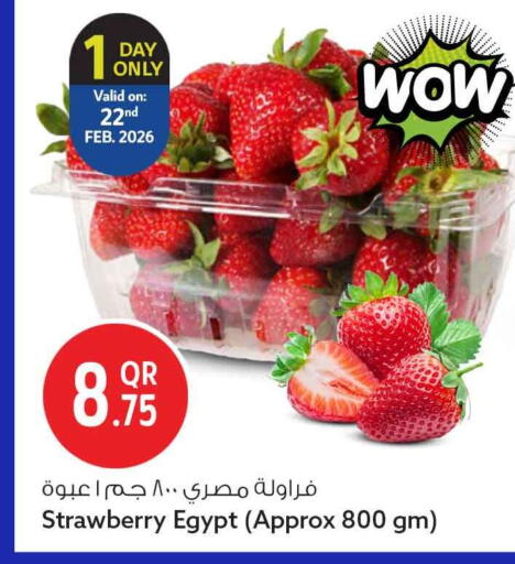 Strawberry from Egypt available at Safari Hypermarket in Qatar - Al Wakra