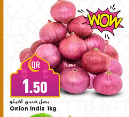 Onion from India available at Marza Hypermarket in Qatar - Umm Salal