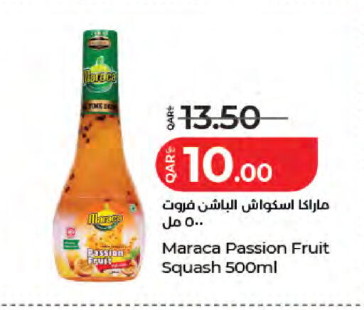 Passion Fruit Squash available at لولو هايبرماركت in قطر - الوكرة