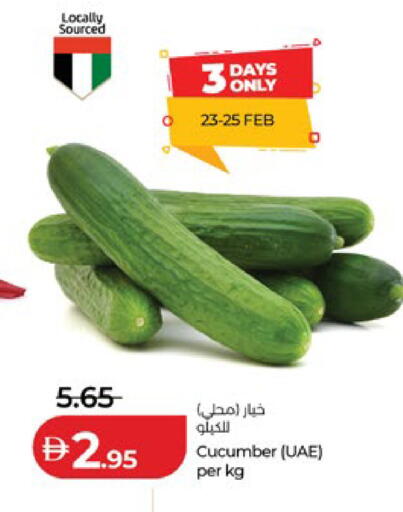 Cucumber available at Lulu Hypermarket in UAE - Abu Dhabi