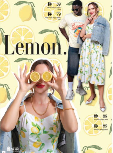Lemon Orange available at نستو هايبرماركت in الإمارات العربية المتحدة , الامارات - دبي