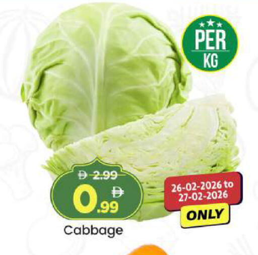 Cabbage available at مارك & سيف in الإمارات العربية المتحدة , الامارات - أبو ظبي