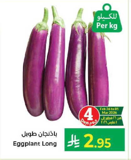 Eggplant available at كبايان هايبرماركت in مملكة العربية السعودية, السعودية, سعودية - جدة