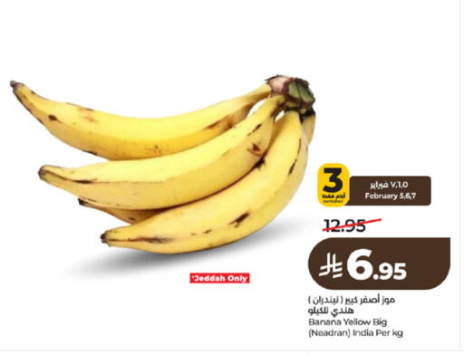 Banana from India available at لولو هايبرماركت in مملكة العربية السعودية, السعودية, سعودية - تبوك