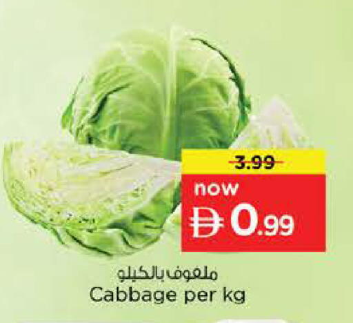 Cabbage available at نستو هايبرماركت in الإمارات العربية المتحدة , الامارات - رَأْس ٱلْخَيْمَة