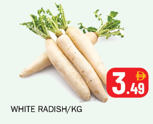 Radish available at سوق المبارك هايبرماركت in الإمارات العربية المتحدة , الامارات - الشارقة / عجمان
