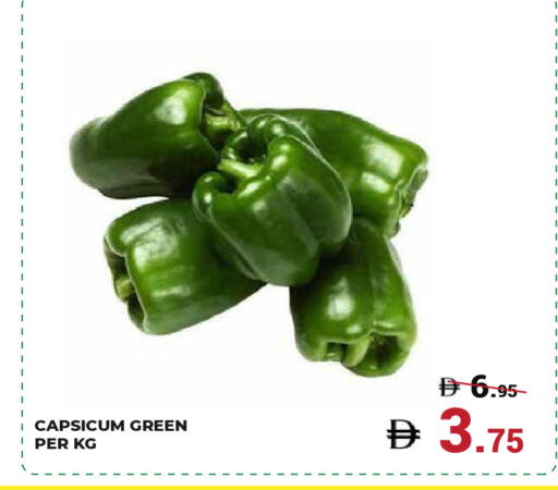 Capsicum available at كيرالا هايبرماركت in الإمارات العربية المتحدة , الامارات - رَأْس ٱلْخَيْمَة