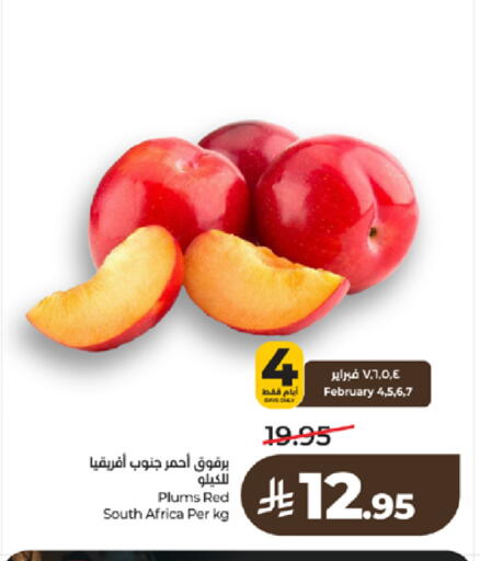 Plums from South Africa available at لولو هايبرماركت in مملكة العربية السعودية, السعودية, سعودية - تبوك