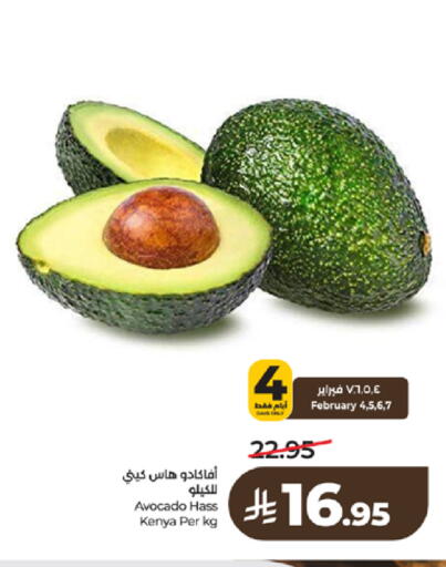 Avocado from Kenya available at لولو هايبرماركت in مملكة العربية السعودية, السعودية, سعودية - تبوك