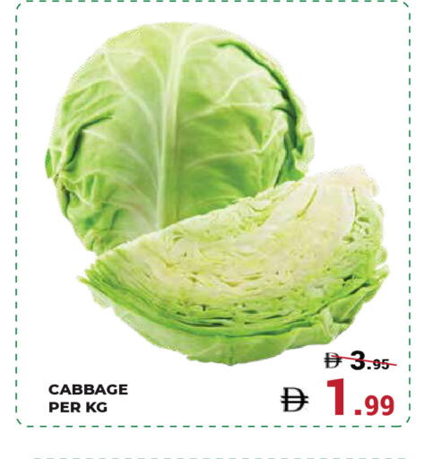 Cabbage available at كيرالا هايبرماركت in الإمارات العربية المتحدة , الامارات - رَأْس ٱلْخَيْمَة