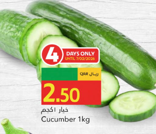 Cucumber available at Gulf Food Center in Qatar - Al Wakra