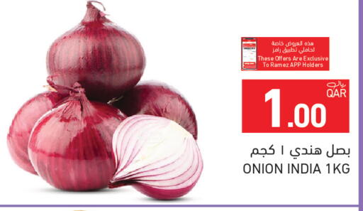 Onion from India available at Aswaq Ramez in Qatar - Al Wakra