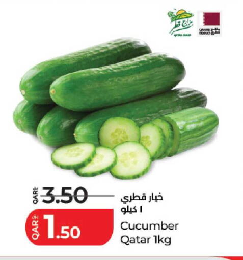 Cucumber from Qatar available at لولو هايبرماركت in قطر - الدوحة