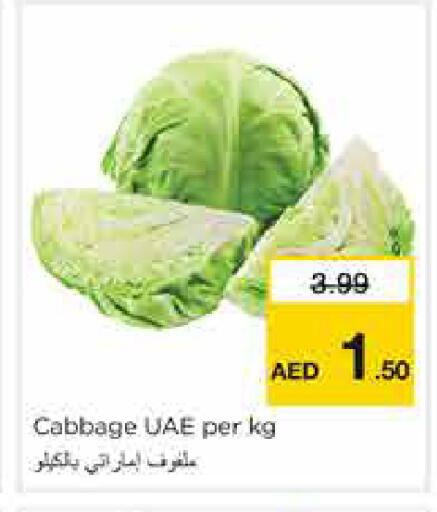 Cabbage available at نستو هايبرماركت in الإمارات العربية المتحدة , الامارات - الشارقة / عجمان