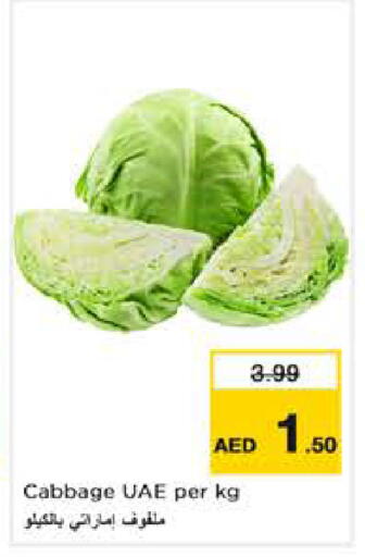 Cabbage available at نستو هايبرماركت in الإمارات العربية المتحدة , الامارات - أبو ظبي