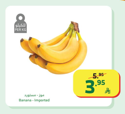 Banana available at Al Raya in KSA, Saudi Arabia, Saudi - Medina