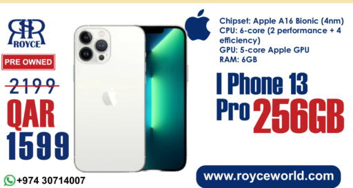 Apple available at رويس العالمية للتجارة والخدمات in قطر - الشمال