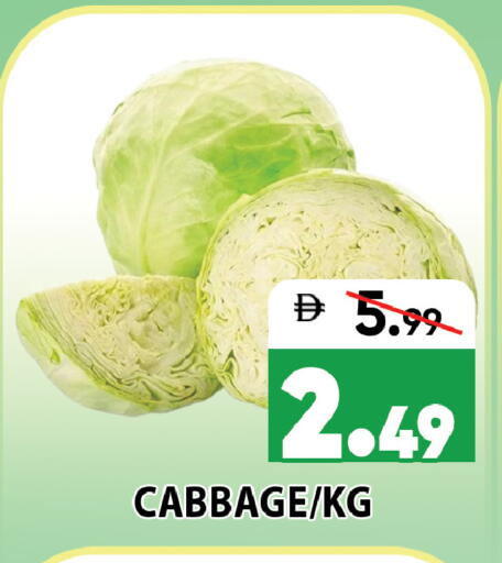 Cabbage available at ليبتس هايبرماركت in الإمارات العربية المتحدة , الامارات - رَأْس ٱلْخَيْمَة