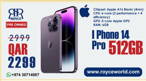 Apple available at رويس العالمية للتجارة والخدمات in قطر - الضعاين