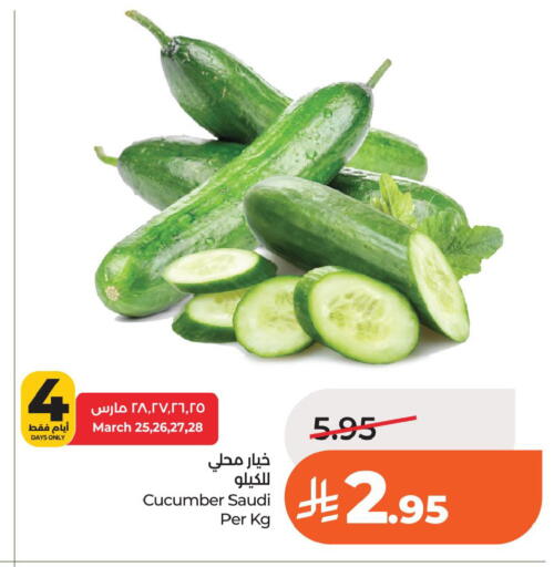 Cucumber from Saudi Arabia available at LULU Hypermarket in KSA, Saudi Arabia, Saudi - Dammam