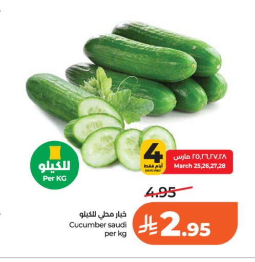 Cucumber from Saudi Arabia available at LULU Hypermarket in KSA, Saudi Arabia, Saudi - Riyadh