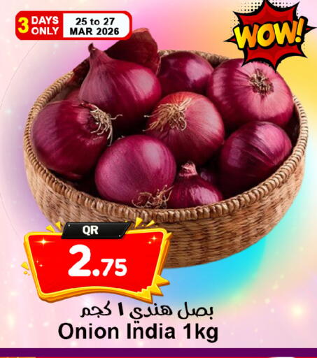 Onion from India available at Ahla Mart in Qatar - Al Shamal