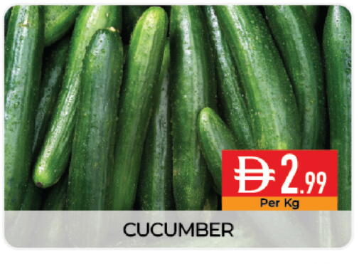 Cucumber available at ديلايس سوبرماركت in الإمارات العربية المتحدة , الامارات - أبو ظبي