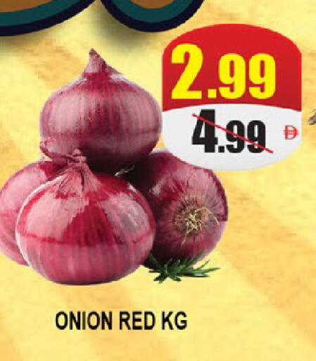 Onion available at هاشم هايبرماركت in الإمارات العربية المتحدة , الامارات - الشارقة / عجمان