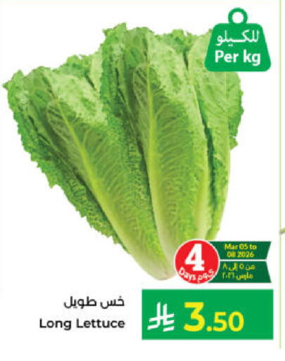 Lettuce available at Kabayan Hypermarket in KSA, Saudi Arabia, Saudi - Yanbu