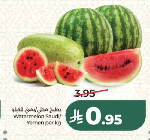 Watermelon from Saudi Arabia Yemen available at لولو هايبرماركت in مملكة العربية السعودية, السعودية, سعودية - الرياض