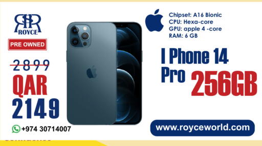 Apple available at رويس العالمية للتجارة والخدمات in قطر - الريان