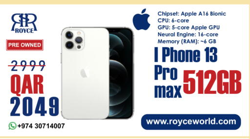 Apple available at رويس العالمية للتجارة والخدمات in قطر - الريان