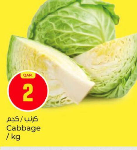 Cabbage available at Paris Hypermarket in Qatar - Al Rayyan