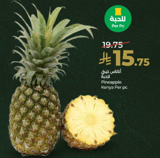 Pineapple from Kenya available at LULU Hypermarket in KSA, Saudi Arabia, Saudi - Mecca
