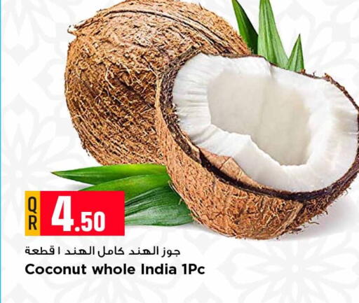 Coconut from India available at Marza Hypermarket in Qatar - Al Shamal