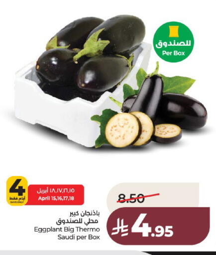 Eggplant from Saudi Arabia available at لولو هايبرماركت in مملكة العربية السعودية, السعودية, سعودية - عنيزة