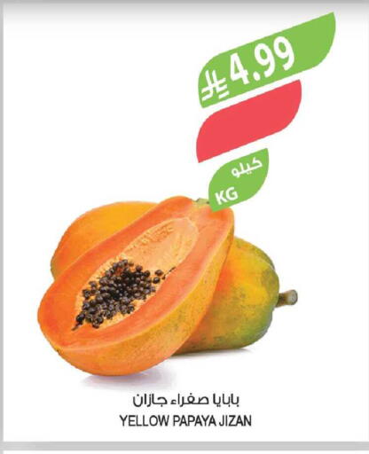 Papaya available at المزرعة in مملكة العربية السعودية, السعودية, سعودية - الخبر‎