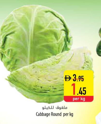 Cabbage available at السفير ماركت in الإمارات العربية المتحدة , الامارات - ٱلْفُجَيْرَة‎