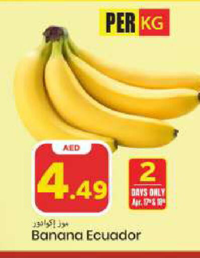 Banana from Ecuador available at Mark & Save in UAE - Sharjah / Ajman