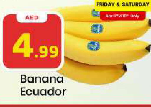 Banana from Ecuador available at Mark & Save in UAE - Sharjah / Ajman