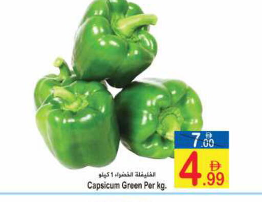 Capsicum available at سن اند ساند هايبر ماركت ذ.م.م in الإمارات العربية المتحدة , الامارات - ٱلْفُجَيْرَة‎