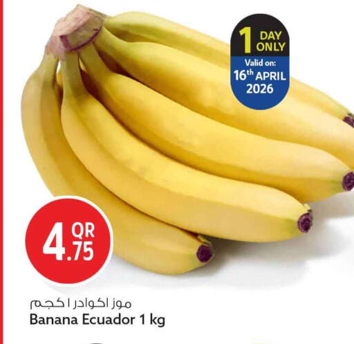 Banana from Ecuador available at Safari Hypermarket in Qatar - Al Rayyan