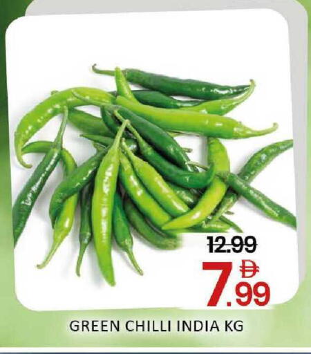 Green chilli from India available at المدينة in الإمارات العربية المتحدة , الامارات - دبي
