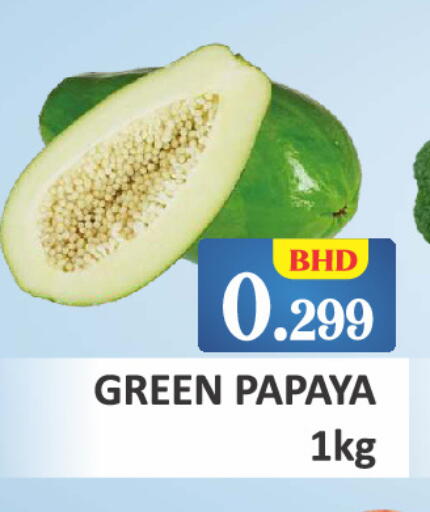 Papaya available at Talal Markets in Bahrain