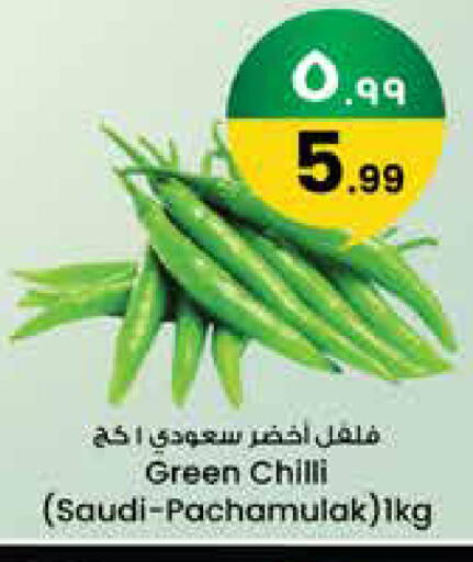 Green chilli from Saudi Arabia available at ستي فلاور in مملكة العربية السعودية, السعودية, سعودية - سكاكا