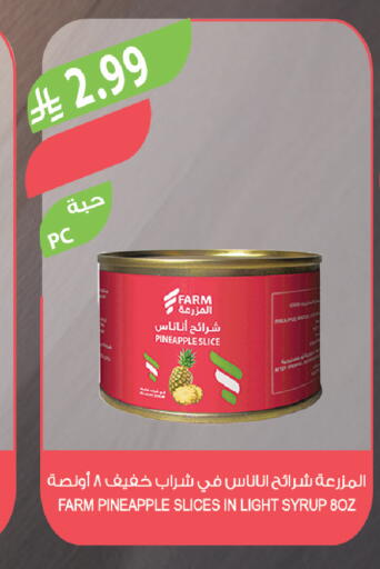 Pineapple available at المزرعة in مملكة العربية السعودية, السعودية, سعودية - عرعر