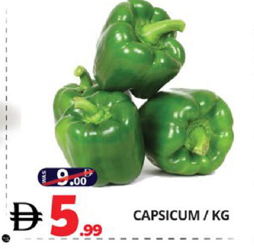 Capsicum available at اكسبرس المدينة هايبرماركت in الإمارات العربية المتحدة , الامارات - أبو ظبي
