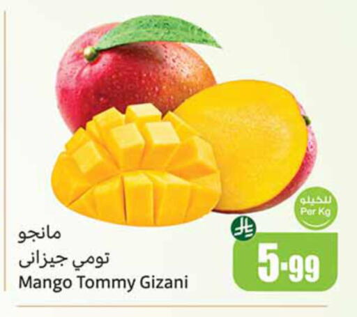 Mango available at Othaim Markets in KSA, Saudi Arabia, Saudi - Jazan